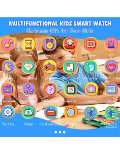 Reloj Inteligente para Niños Vapaito P72 1.85" IP68 Azul 2