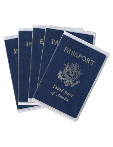 Paquete de 5 Fundas de Pasaporte Arsmat - Organizador de Viaje