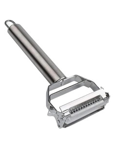 Pelador de Verduras Doble Cara Genérico Acero Inoxidable 17.78cm