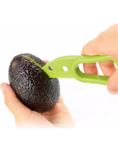 Cortador de Aguacate 3 en 1 Genérico - Pelador, Descorazonador y Cuchillo 2