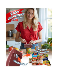 Abrelatas Eléctrico Automático HuiJuKeJi LED Recargable 2