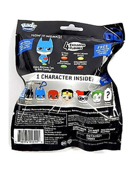 Dispensador de Caramelos FOAMZ + Lote de 3 Pósters con Clip