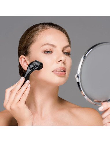 Rodillo Derma Microneedle 0.25mm para Cabello y Piel