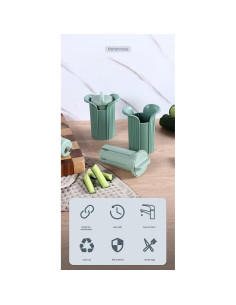 Cortador de Verduras Multifuncional FANVERIM Verde 9.4x6.6 cm 2