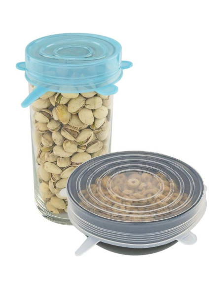 Tapas de Silicona Reutilizables Southern Homewares - 12 Piezas