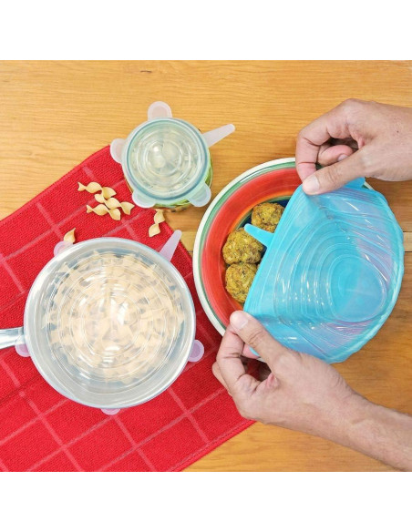 Tapas de Silicona Reutilizables Southern Homewares - 12 Piezas