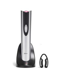 Abrebotellas de Vino Eléctrico Inalámbrico Oster Plata
