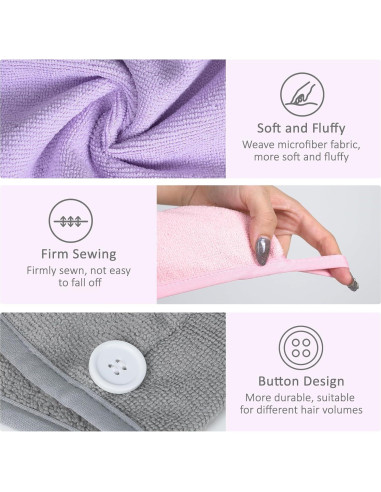 Conjunto de Toallas de Microfibra YoulerTex 5 Paquetes Secado Rápido