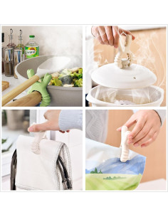 Juego de 4 Soportes de Silicona RHUISHU para Utensilios de Cocina 2