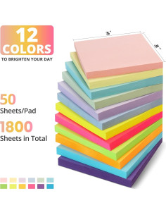 Notas Adhesivas Taja 36 Blocs 7.62x7.62 cm Multicolor 2