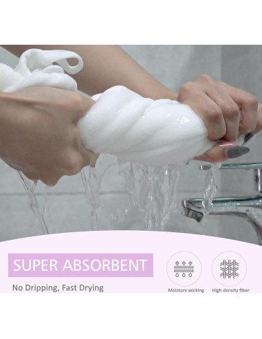 Conjunto de Toallas de Microfibra YoulerTex 5 Paquetes Secado Rápido