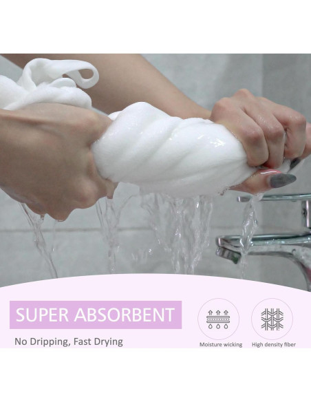 Conjunto de Toallas de Microfibra YoulerTex 5 Paquetes Secado Rápido