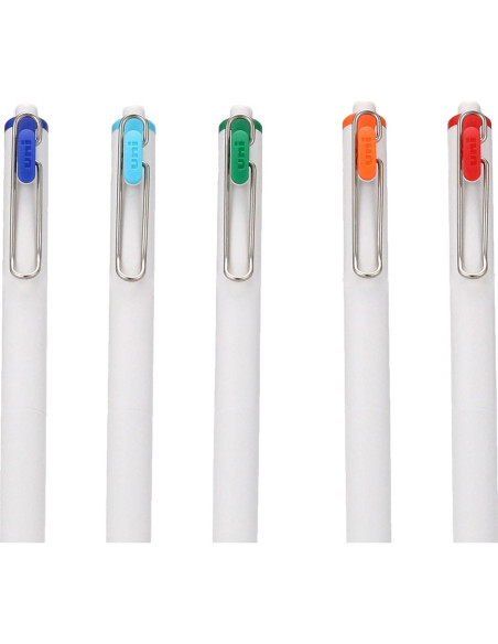Bolígrafo de Tinta Gel Uni-Ball One 0.38mm Set 8 Colores