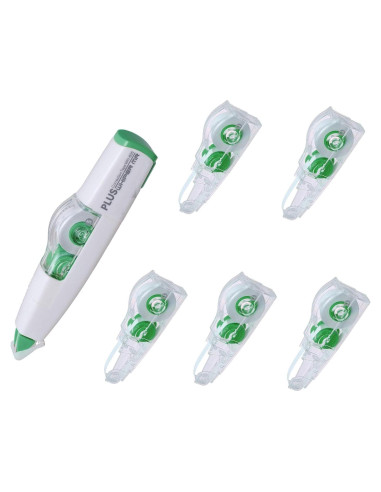 Cinta Correctora Mini Roller Plus WH-605 5mm x 6m + 5 Recargas