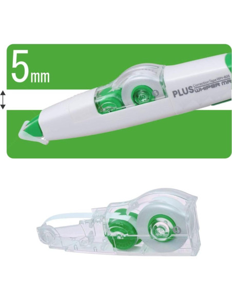 Cinta Correctora Mini Roller Plus WH-605 5mm x 6m + 5 Recargas