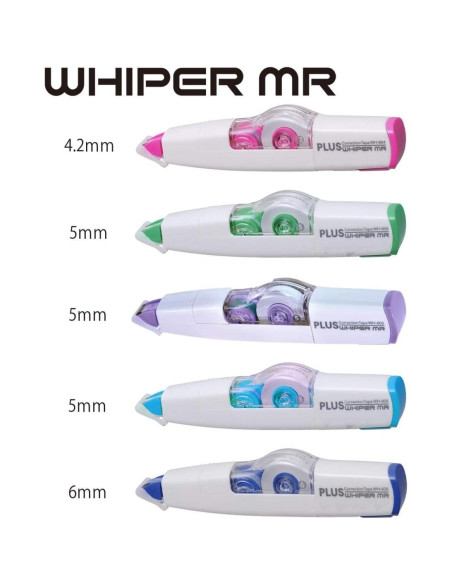 Cinta Correctora Mini Roller Plus WH-605 5mm x 6m + 5 Recargas