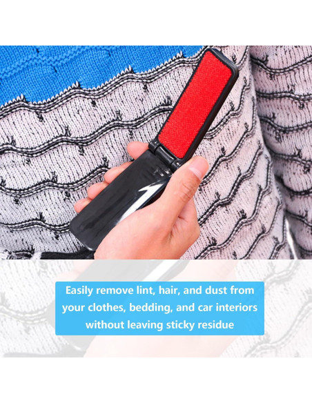 Cepillo Quitapelusas Plegable Nanchroadly para Ropa y Alfombras