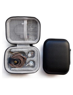 Caja de Almacenamiento de Auriculares JaHui, Cuero PU, Impermeable