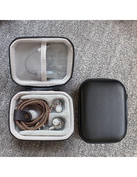 Caja de Almacenamiento de Auriculares JaHui, Cuero PU, Impermeable