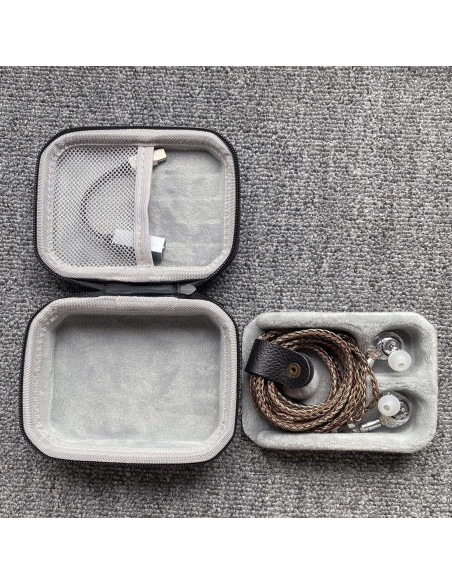 Caja de Almacenamiento de Auriculares JaHui, Cuero PU, Impermeable