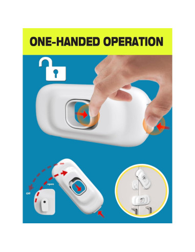 Candado para Refrigerador a Prueba de Niños PENMAMA - 2 Unidades