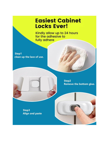 Candado para Refrigerador a Prueba de Niños PENMAMA - 2 Unidades