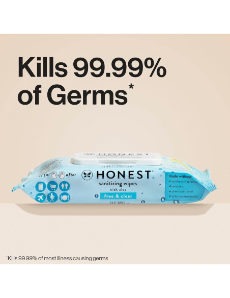 Toallitas Antibacterianas The Honest Company 150 Unidades