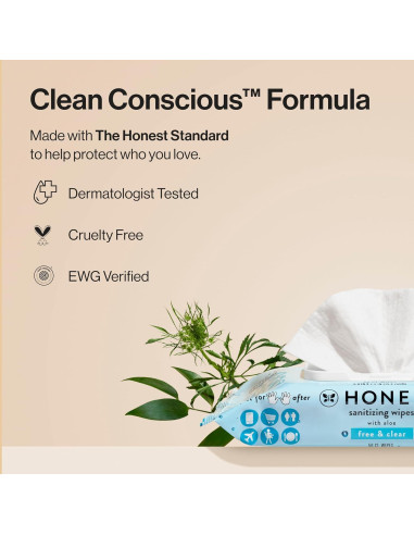Toallitas Antibacterianas The Honest Company 150 Unidades