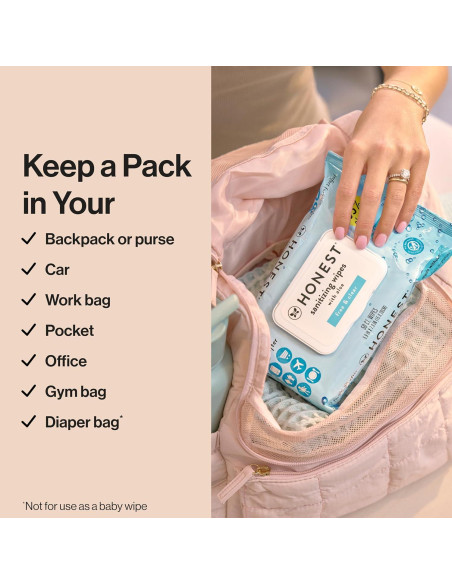 Toallitas Antibacterianas The Honest Company 150 Unidades