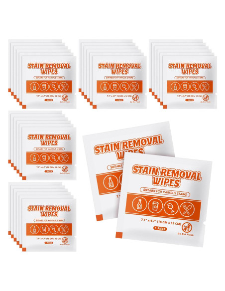 Toallitas Quitamanchas Húmedas RSQAZQ 50 Unidades Viaje