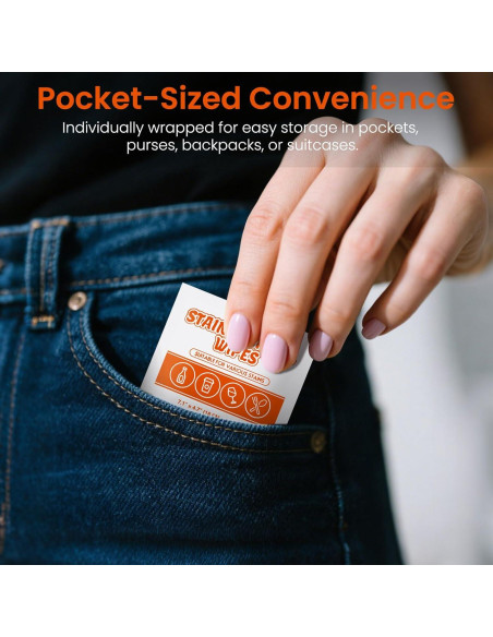 Toallitas Quitamanchas Húmedas RSQAZQ 50 Unidades Viaje