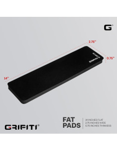 Almohadilla Gruesa para Muñeca Grifiti 35.6 x 7 x 1.9 cm Ergonómica 2