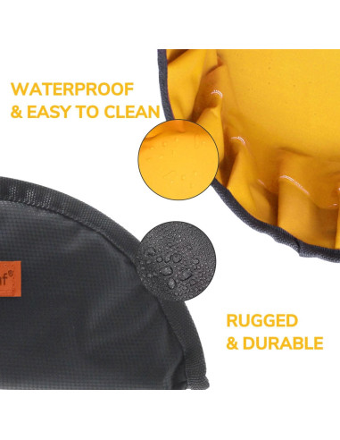 Tazón de Viaje Plegable LumoLeaf 2L para Perros y Gatos