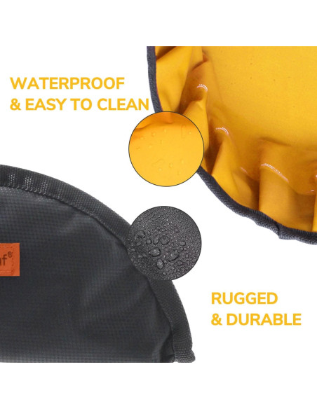 Tazón de Viaje Plegable LumoLeaf 2L para Perros y Gatos