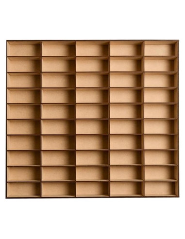 Organizador de Exhibición Premium Alejandro Cortes para 50 Coches 1/64