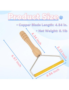 Removedor de Pelo de Mascota ZGeftcyimao 2 Pack, Limpiador Reutilizable 2