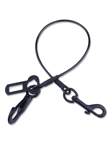 Cinturón de Seguridad para Perros VIVAGLORY 84.92 cm Negro