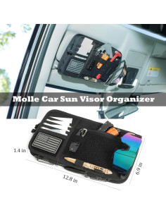 Organizador de Visera de Coche Molle Katadem CSV-C 34x19cm 2