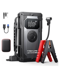 Arrancador de Batería TREKURE 6000A con Compresor 150PSI