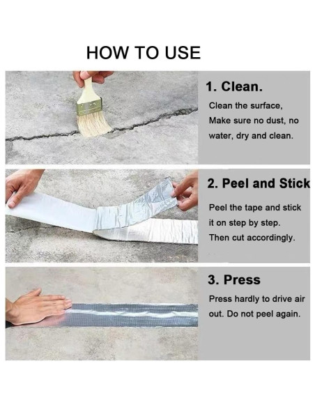 Cinta Butílica Impermeable YXS 5cm x 5m para Reparaciones