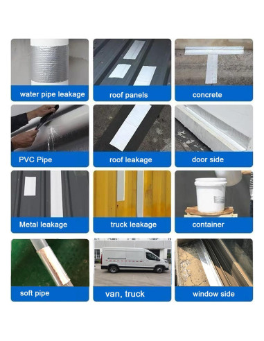 Cinta Butílica Impermeable YXS 5cm x 5m para Reparaciones