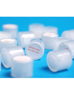 Cápsulas de Gel de Sílice Grado Alimenticio WiseCan 200 Unidades 0.5g 2