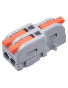 20 Conectores de Cable de Palanca XALXMAW 1 en 2 Salidas