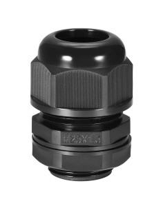 Conector Rosca M25 uxcell Impermeable IP68 2 Agujeros 6.4-8.7mm