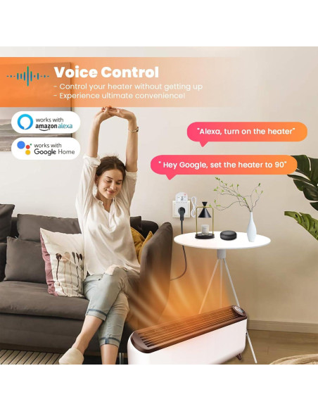 Termostato Enchufable WiFi Briidea BR-135 Control Temperatura