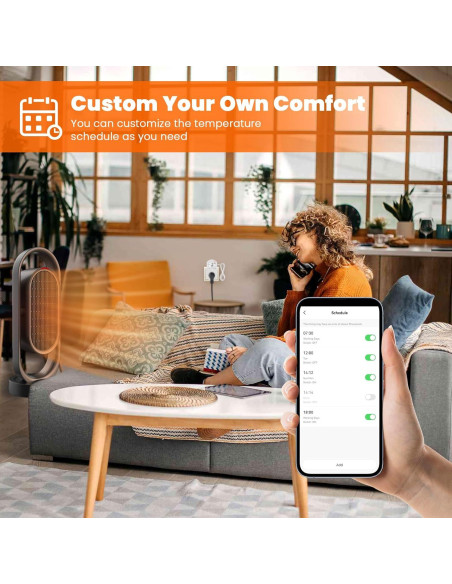 Termostato Enchufable WiFi Briidea BR-135 Control Temperatura