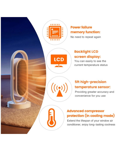 Termostato Enchufable WiFi Briidea BR-135 Control Temperatura