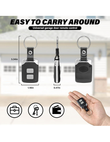 Control Remoto Universal para Puerta de Garaje Villalpand