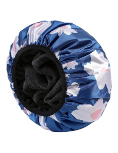 Gorro de Ducha YIZIJIZI Grande 32cm Toalla Impermeable Azul