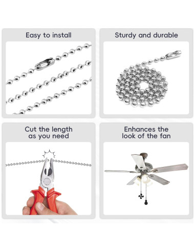 Extensores de Cadena de Tirar para Ventilador SHIFANQI 30.48cm